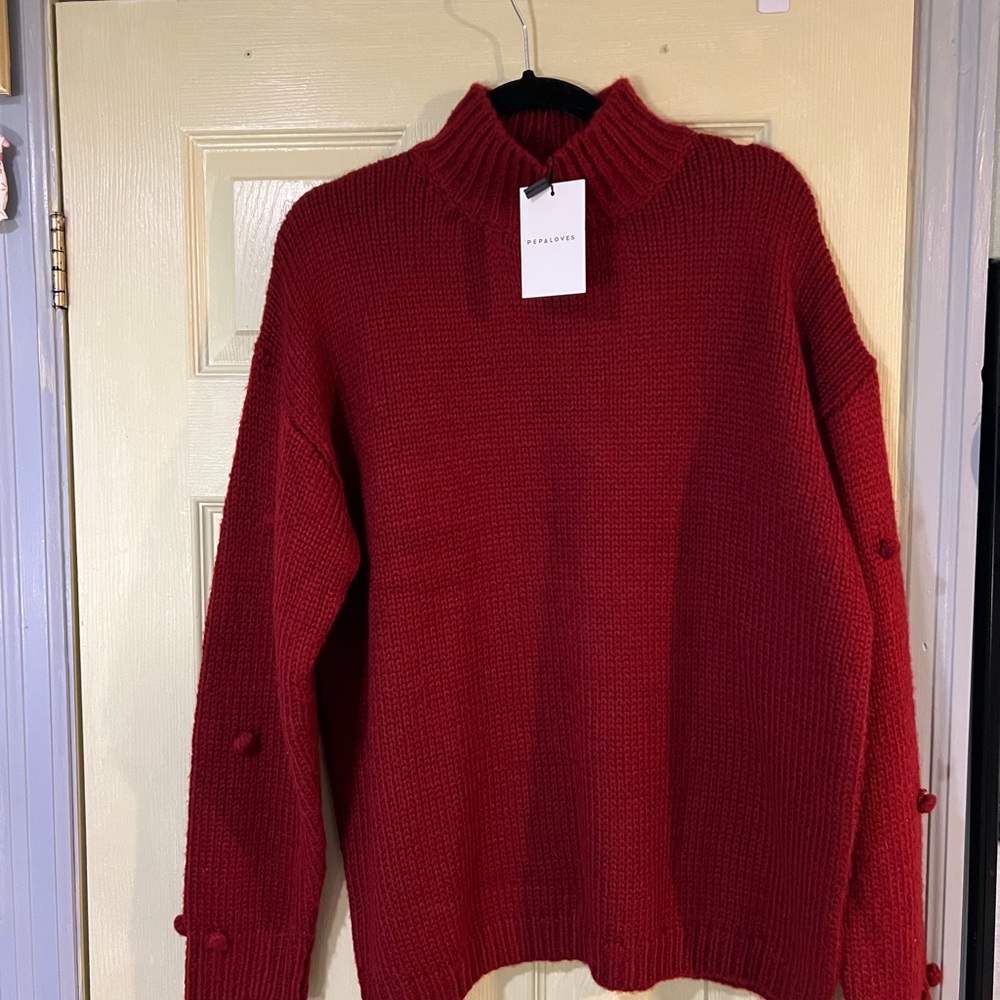 Pepaloves Red Sweater
